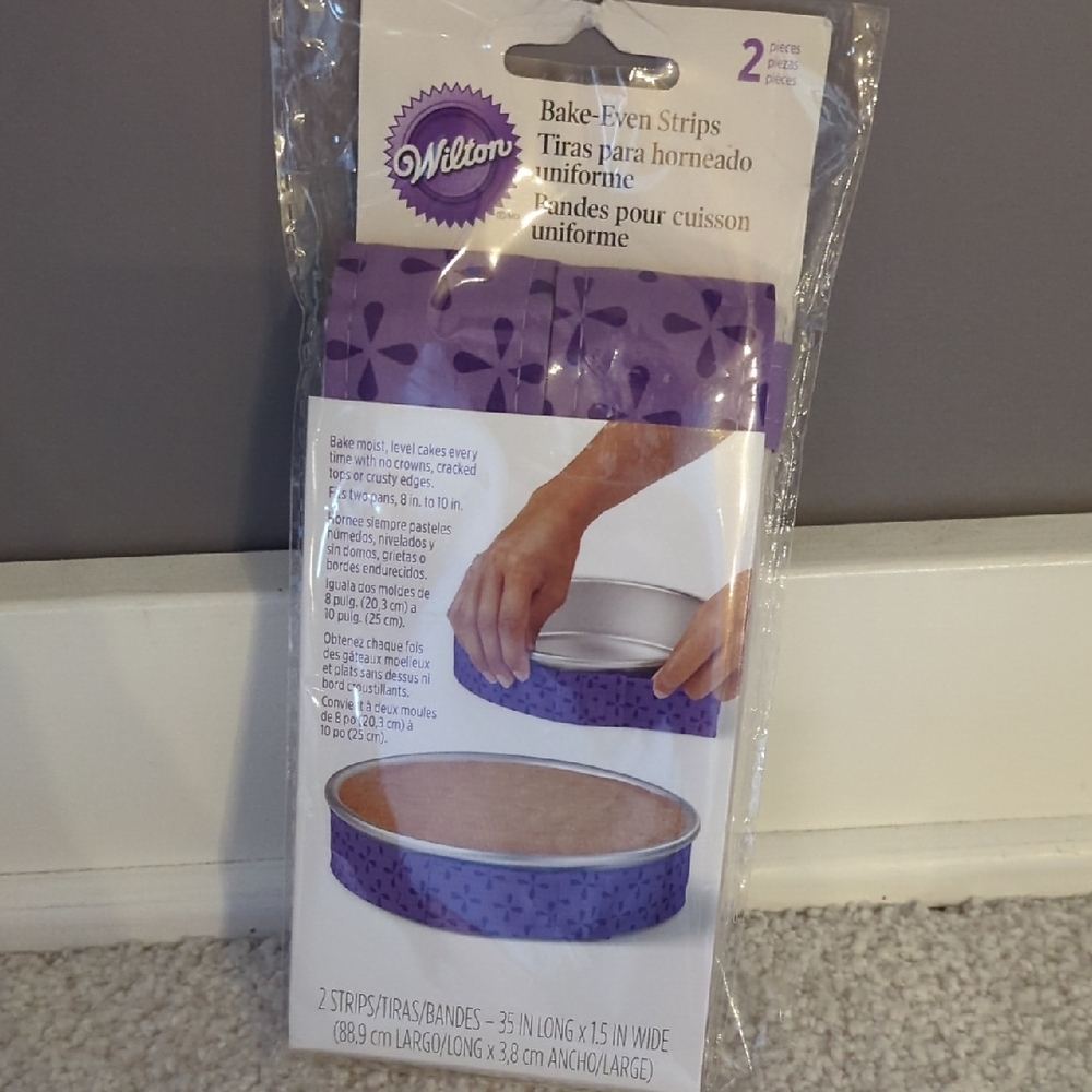 3 For $30. Wilton Purple Bake-Even Strips Set